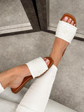 Women Slippers and Mules G106 - WHITE