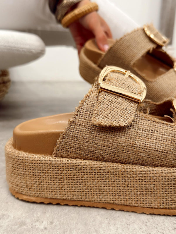 Women Slippers and Mules G498 - BEIGE