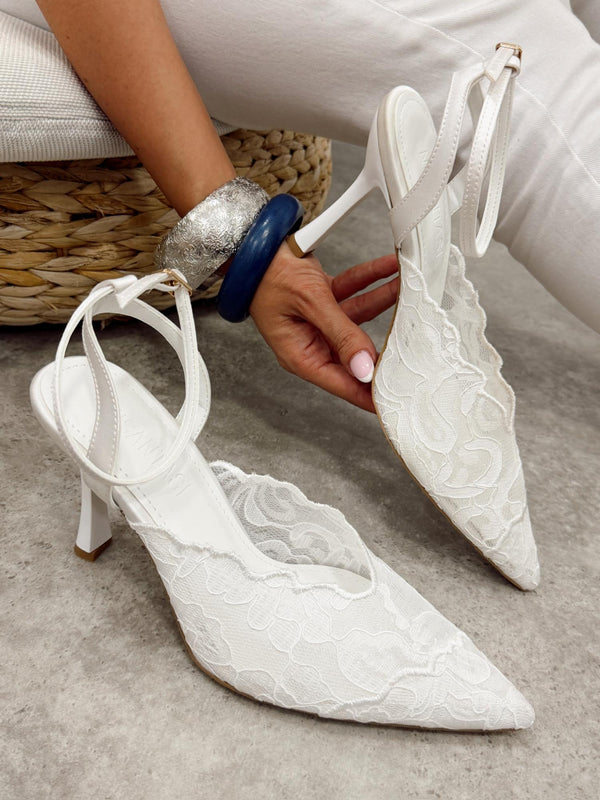 Women sandals G363 - WHITE
