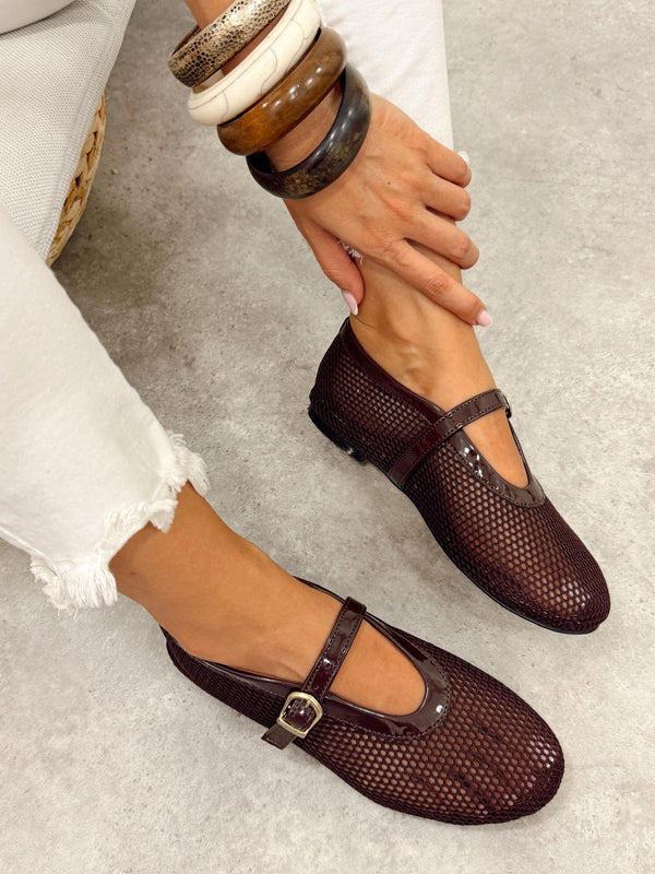 Women flats G505 - BROWN