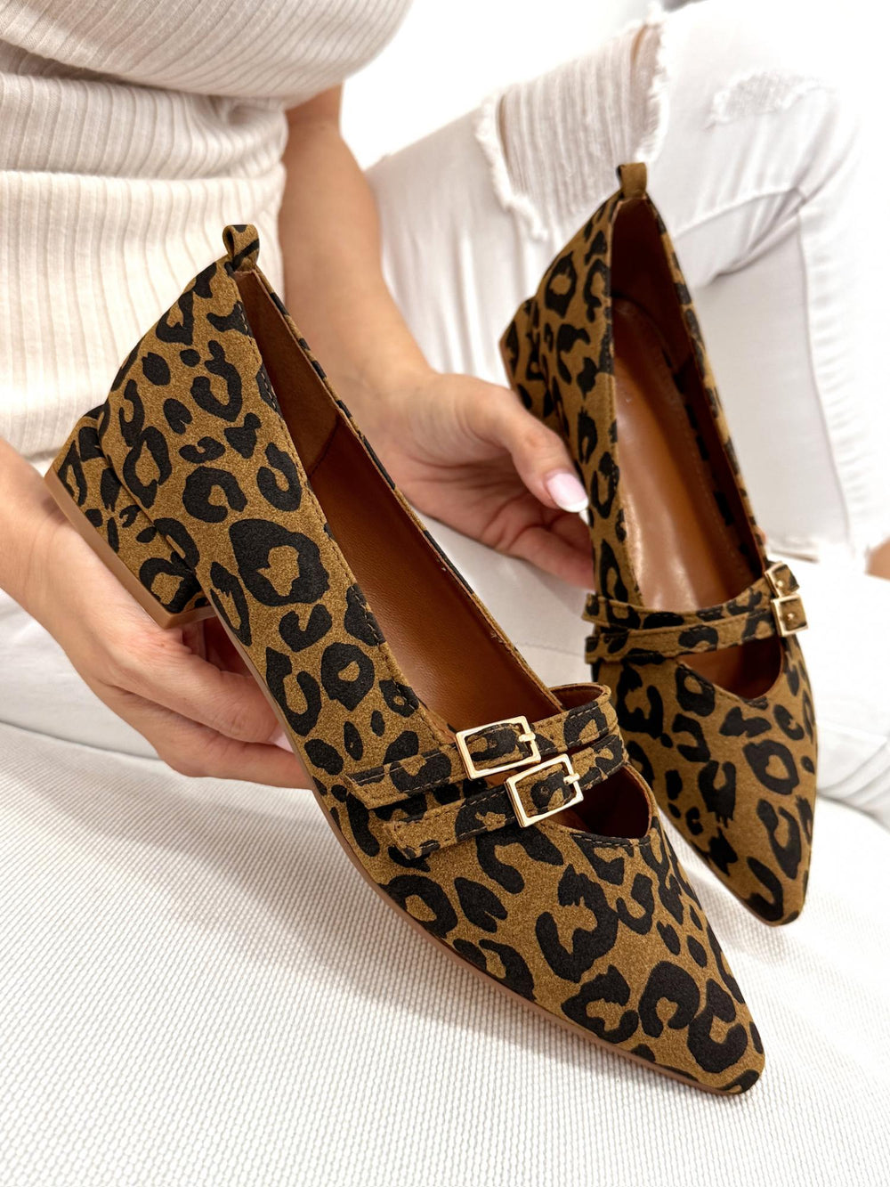 Women flats G250 - CAMEL