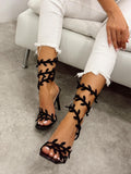Damensandalen G336 – SCHWARZ