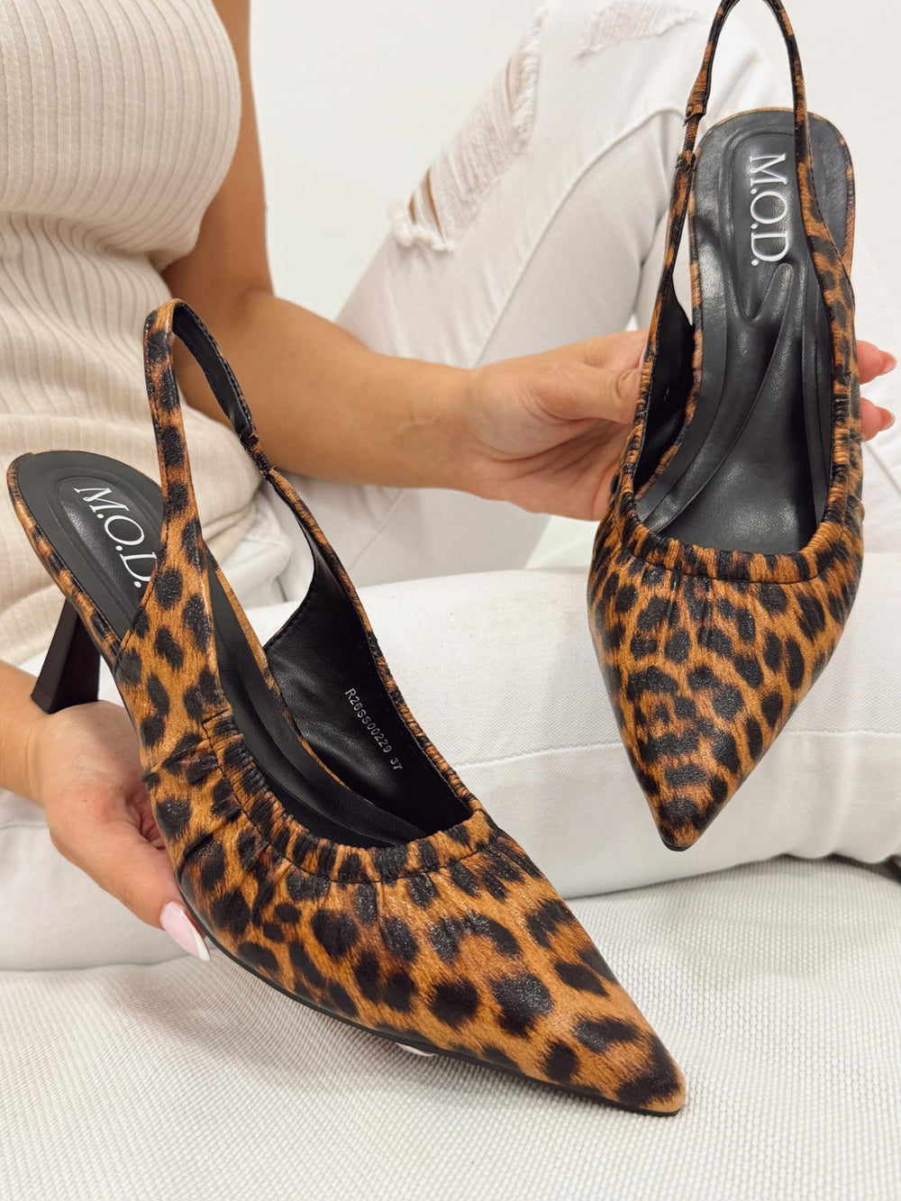 Damen-Sandalen G101 - LEOPARD