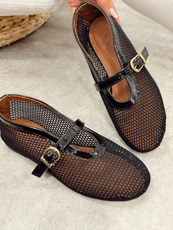 Women flats G505 - BLACK