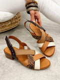 Ledersandalen G469 - CAMEL