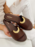 Women Slippers and Mules G330 - BROWN