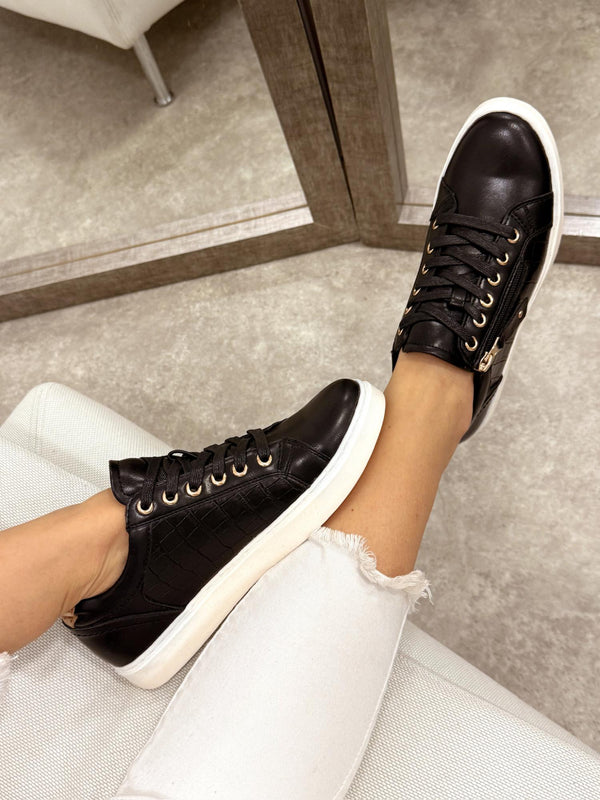 Women sneakers F991 - BLACK