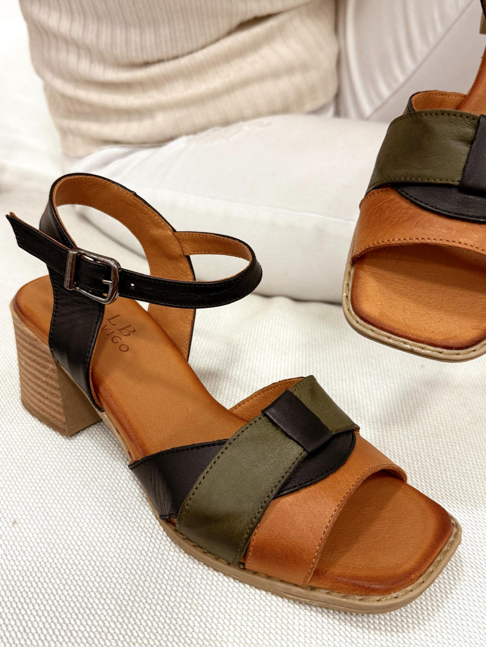 Ledersandalen G178 - SCHWARZ