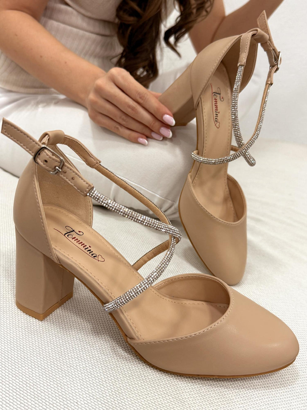 Damen Pantoletten G226 - BEIGE