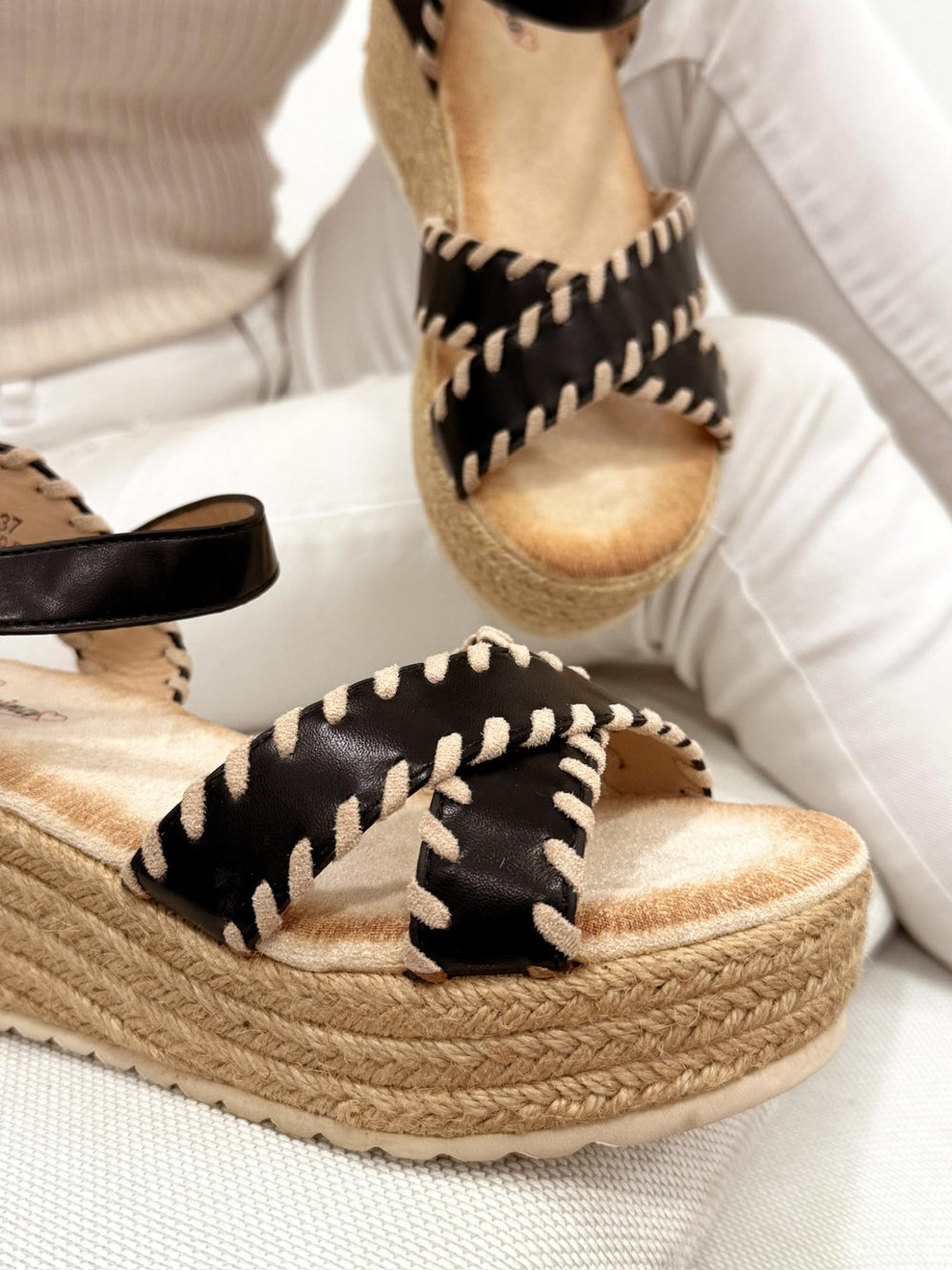 Damensandalen G220 - SCHWARZ