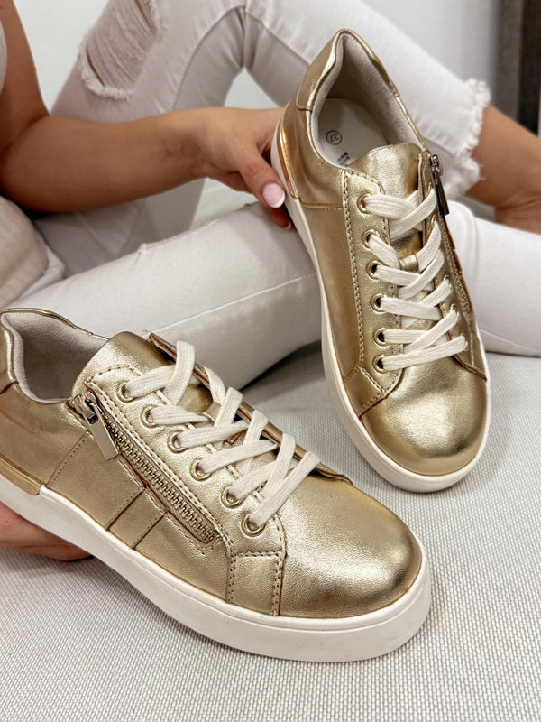 Women sneakers F990 - GOLD