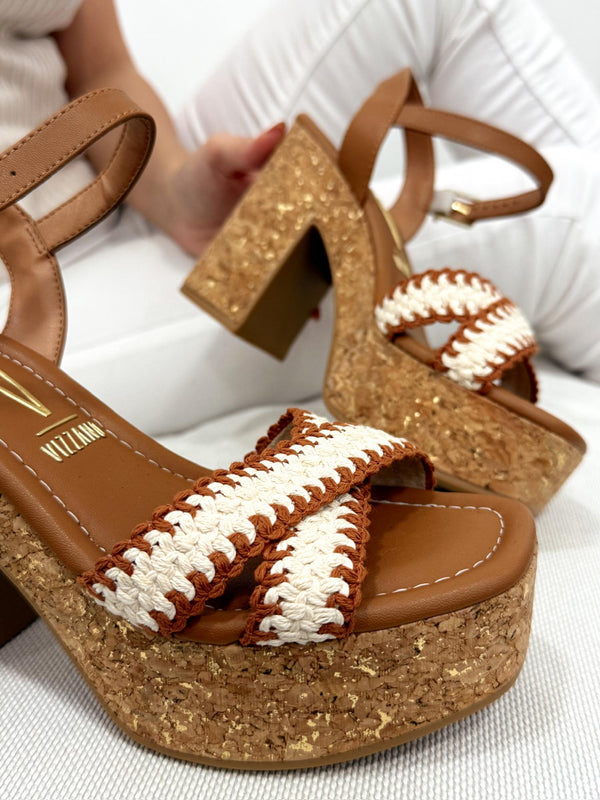 Women sandals G081 - CAMEL