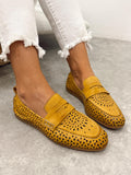 Flache Lederschuhe G421 - OKKER
