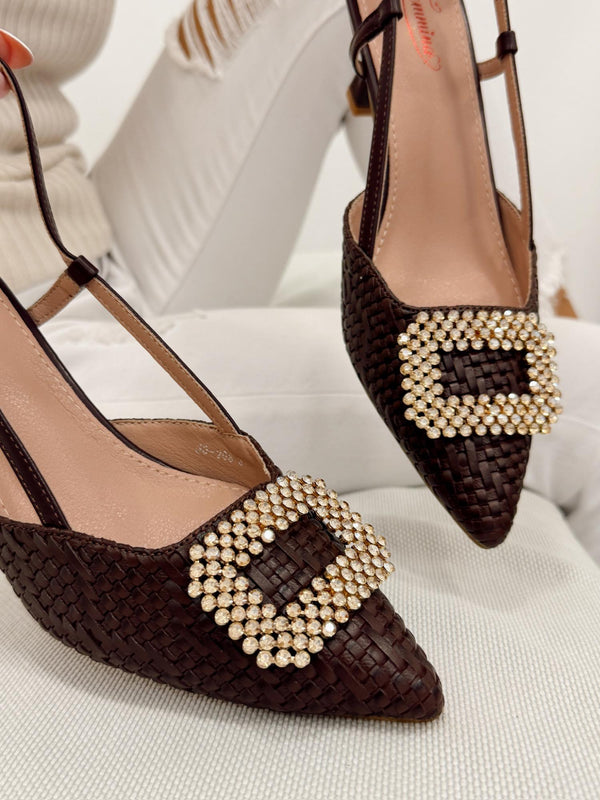 Women sandals G340 - BROWN