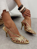 Women sandals G359 - GOLD