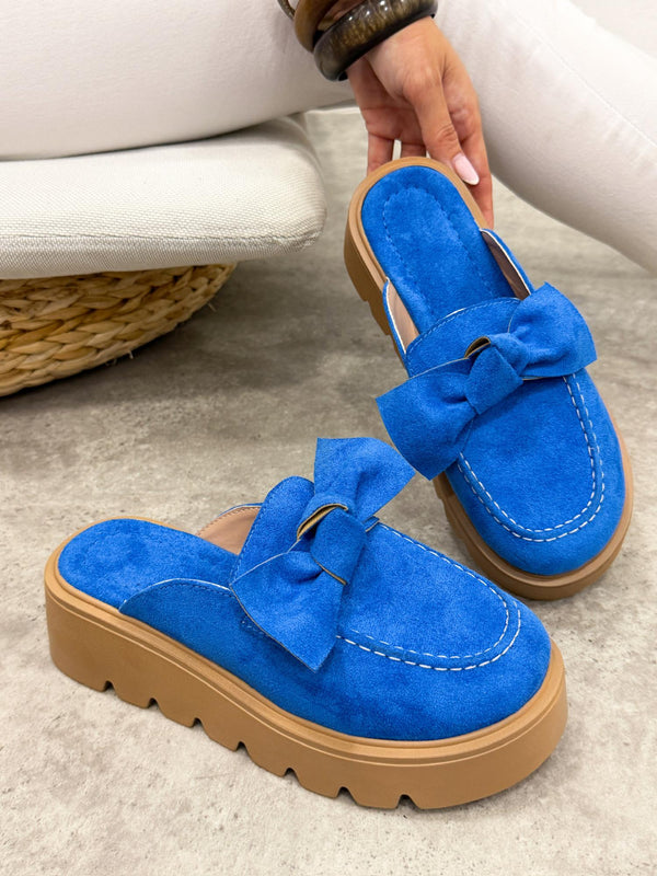 Women Slippers and Mules G497 - BLUE