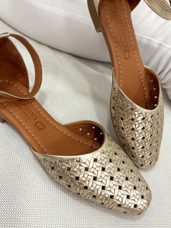 Leather sandals G202 - GOLD