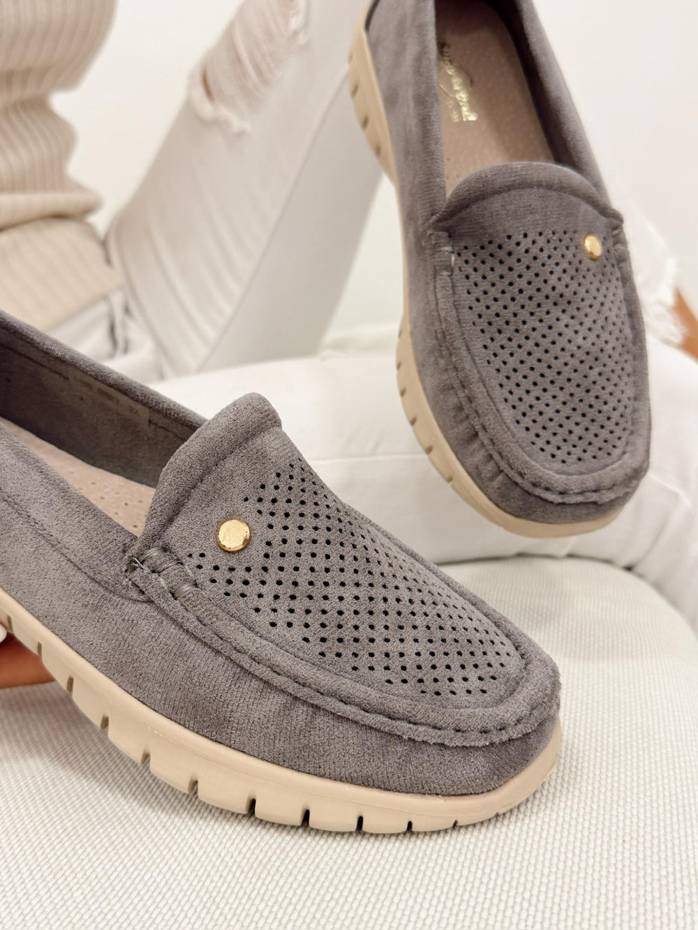 Damen Ballerinas G304 - GRAU
