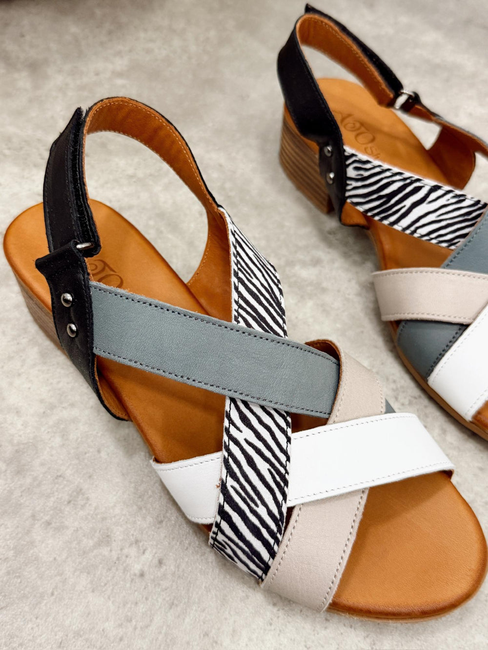 Ledersandalen G469 – SCHWARZ