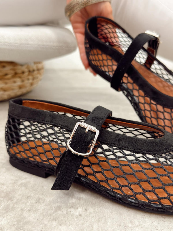 Women flats G514 - BLACK