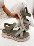 Women sandals G092 - GREEN