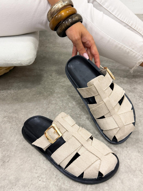 Women Slippers and Mules G494 - BEIGE