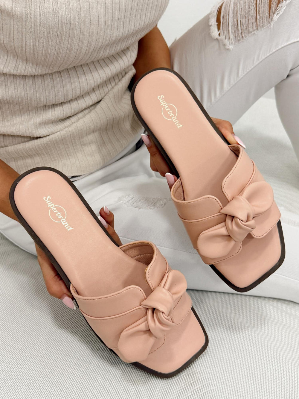 Damen Pantoletten und Mules G327 - ROSE