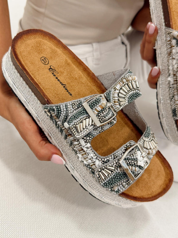Women Slippers and Mules G320 - GREY