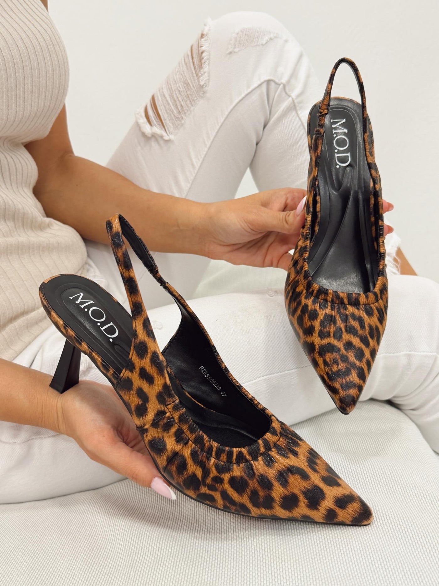 Damen-Sandalen G101 - LEOPARD