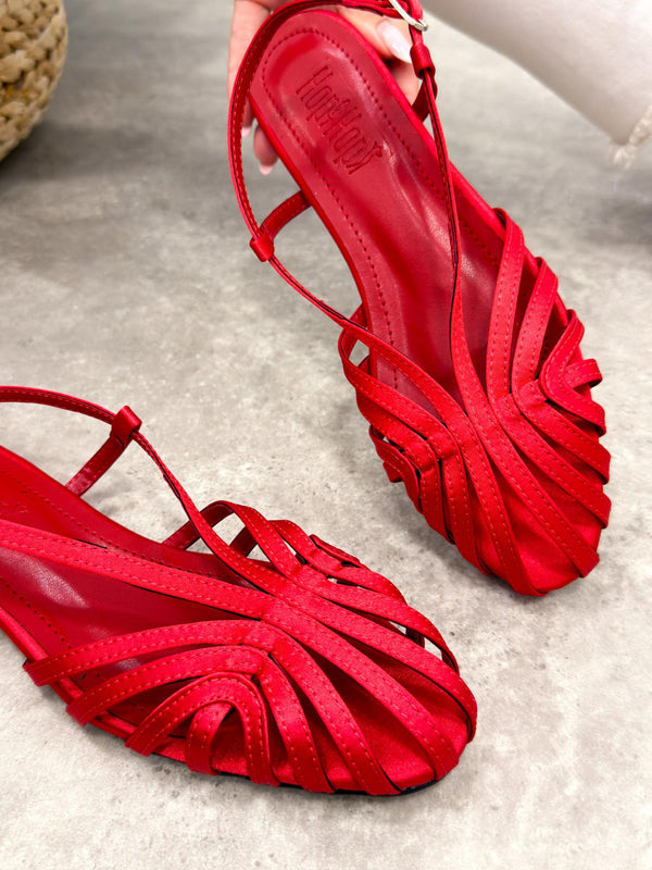 Women sandals G525 - RED