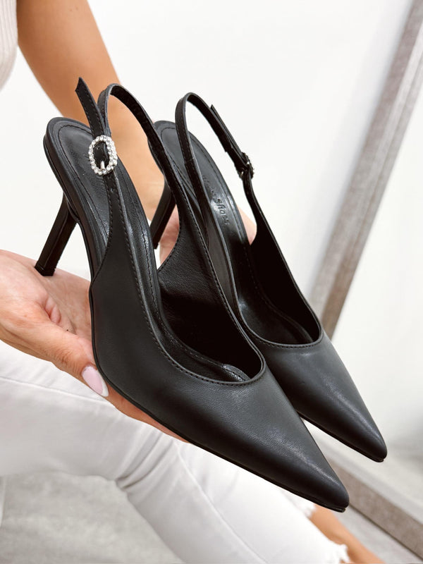 Women sandals G361 - BLACK