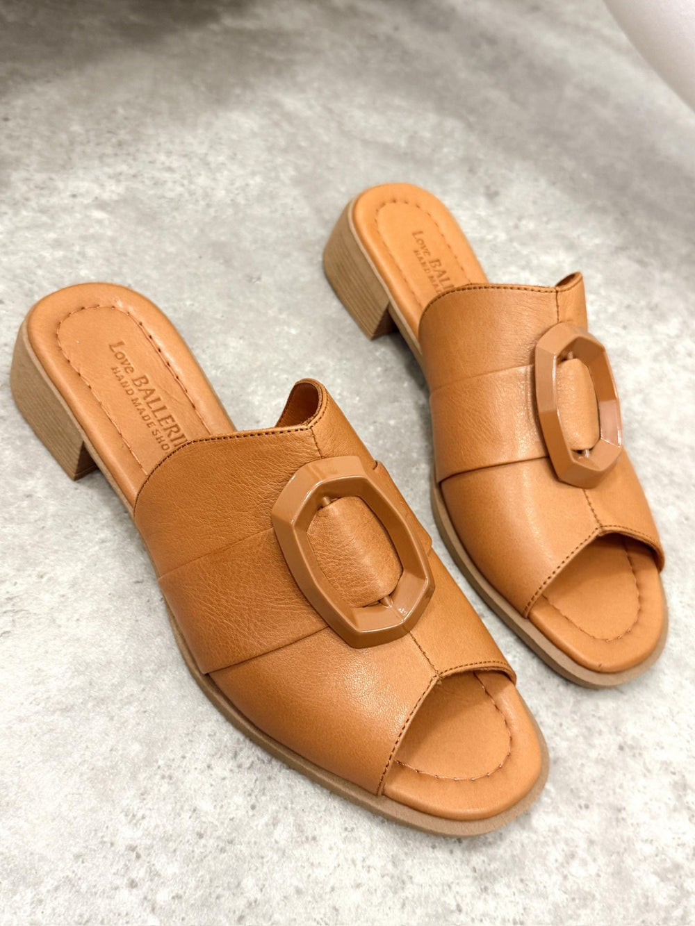 Lederschuhe G411 - CAMEL