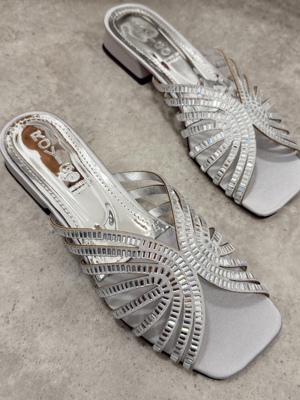 Damen Pantoletten und Mules G480 - SILBER