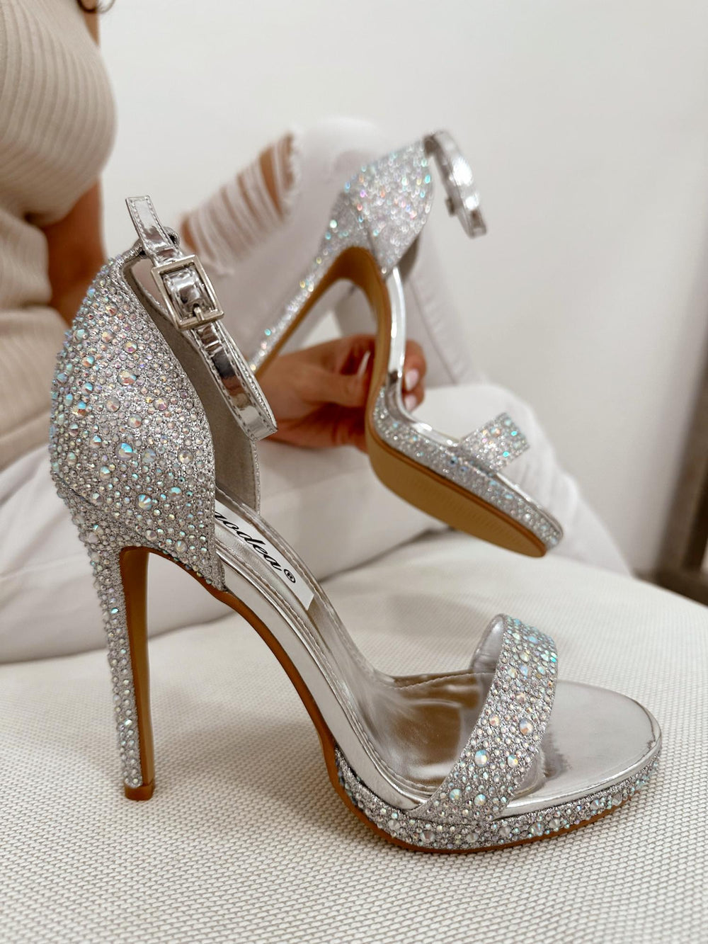 Women sandals G242 - SILVER
