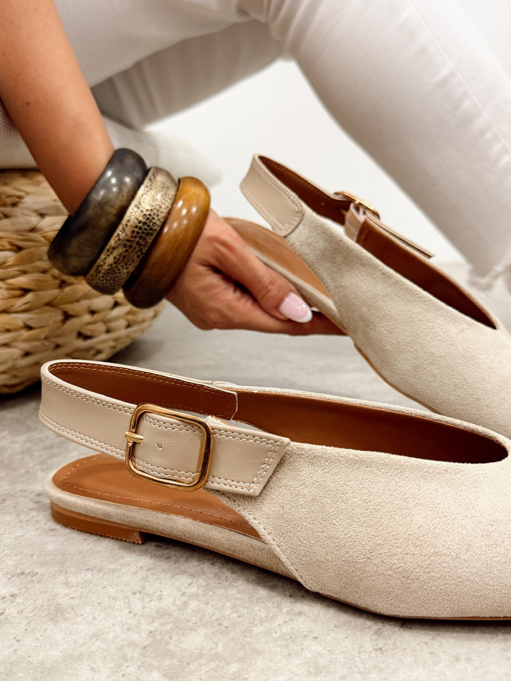 Damen Sandalen G349 - BEIGE