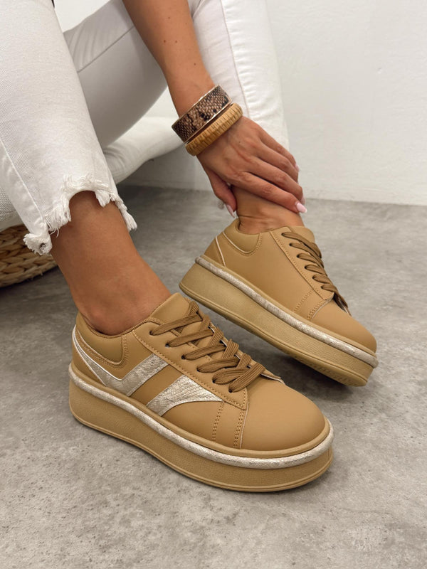 Women sneakers G346 - BEIGE