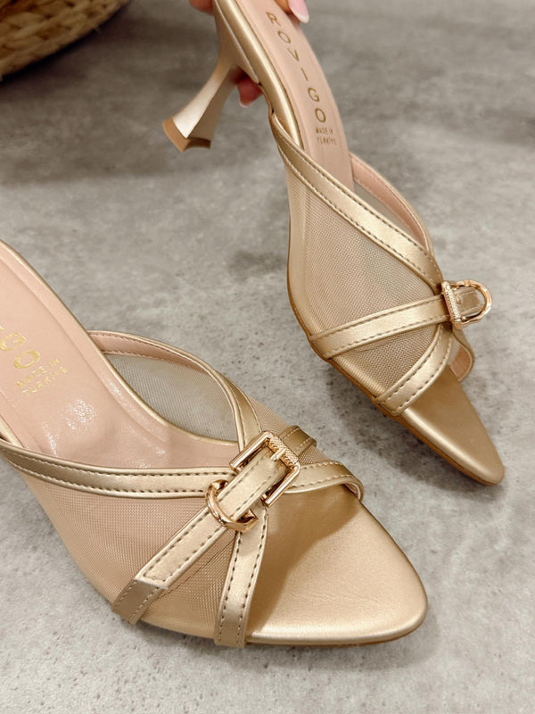 Women Slippers and Mules G477 - GOLD