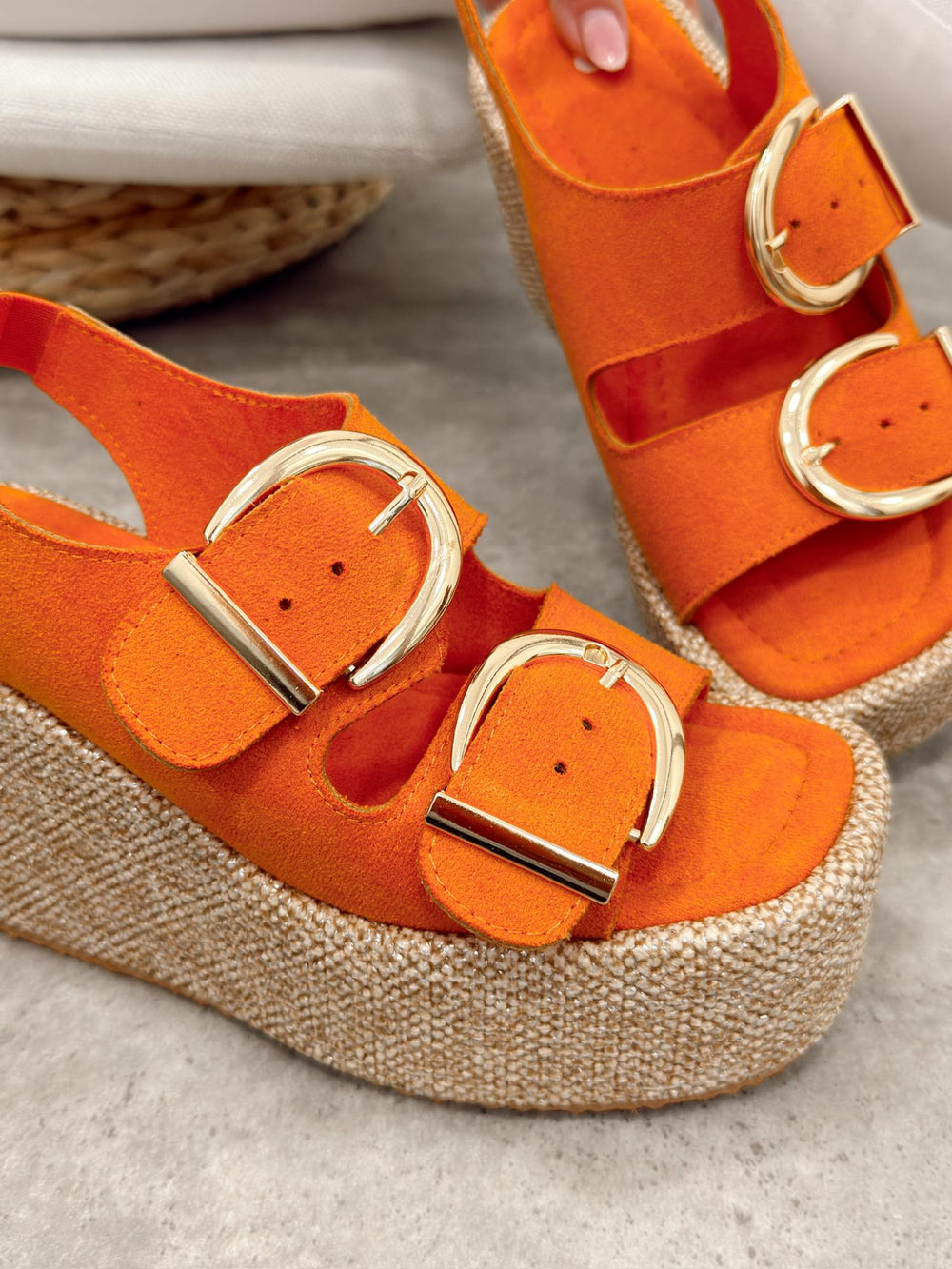 Women sandals G499 - ORANGE