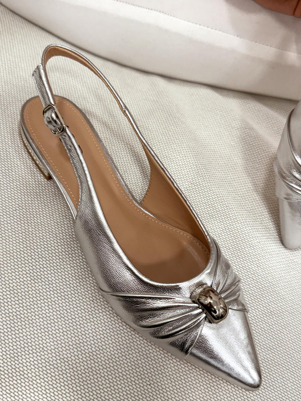 Women sandals G097 - SILVER