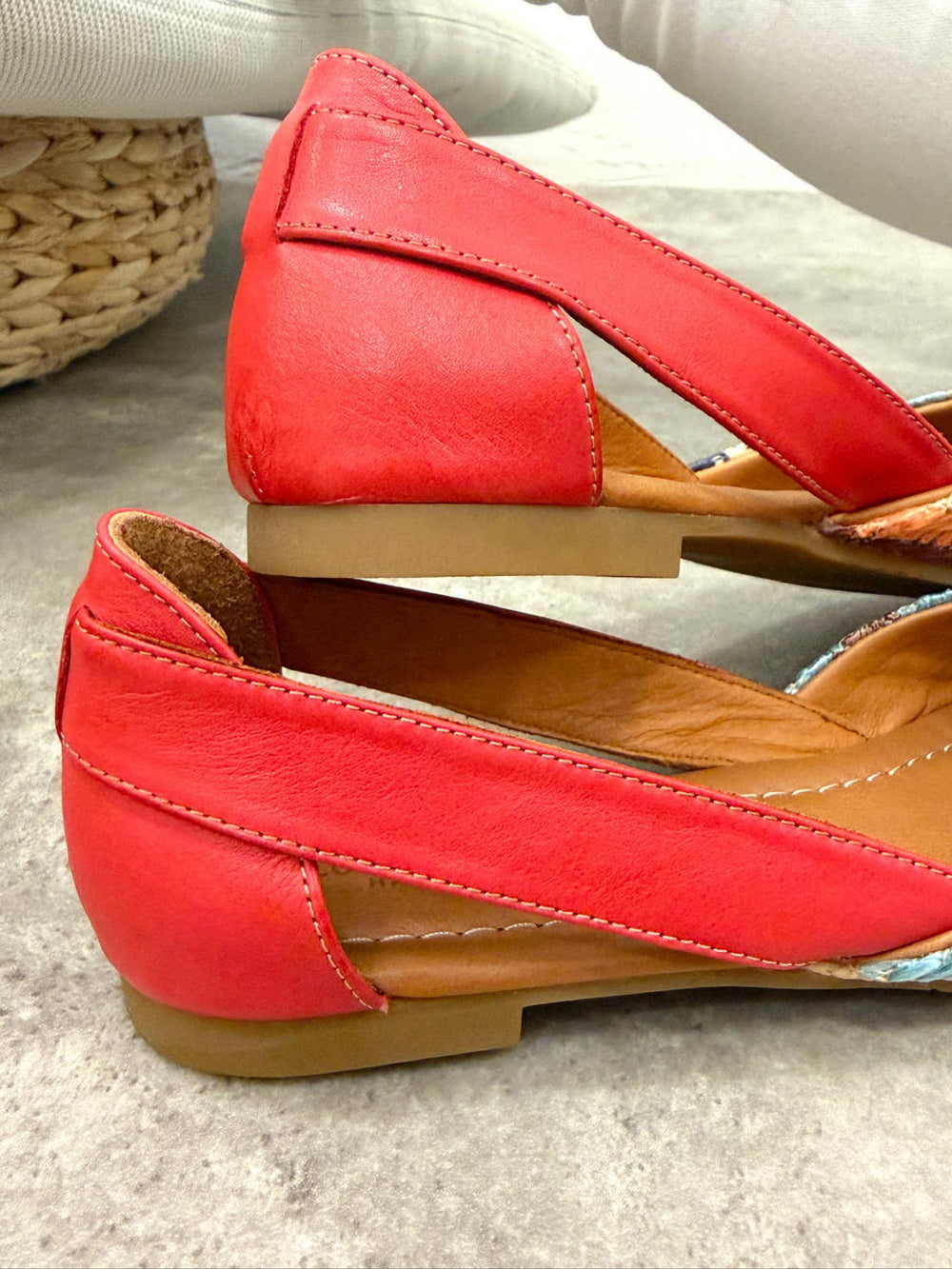 Ledersandalen G415 - ROT