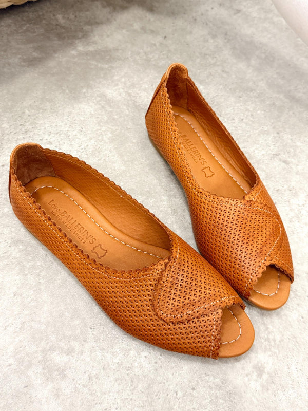 Leather sandals G416 - CAMEL