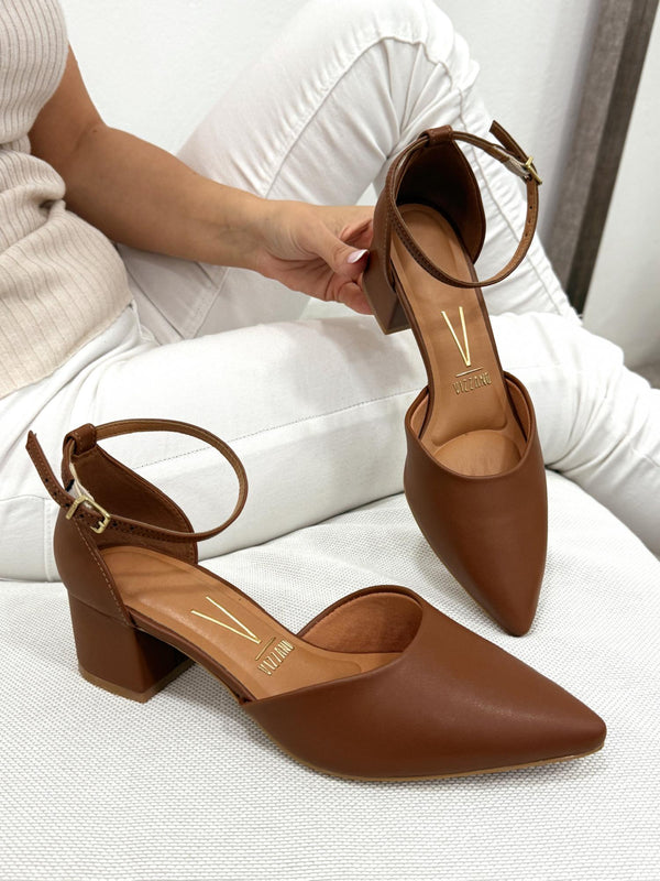 Women sandals G077 - BROWN