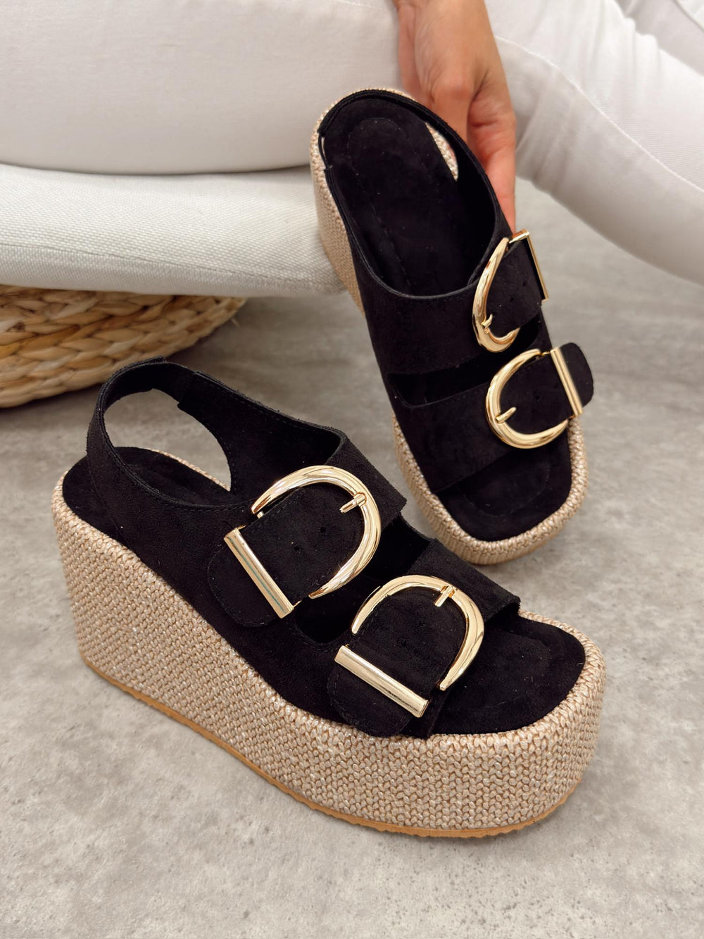 Damen Sandalen G499 – SCHWARZ