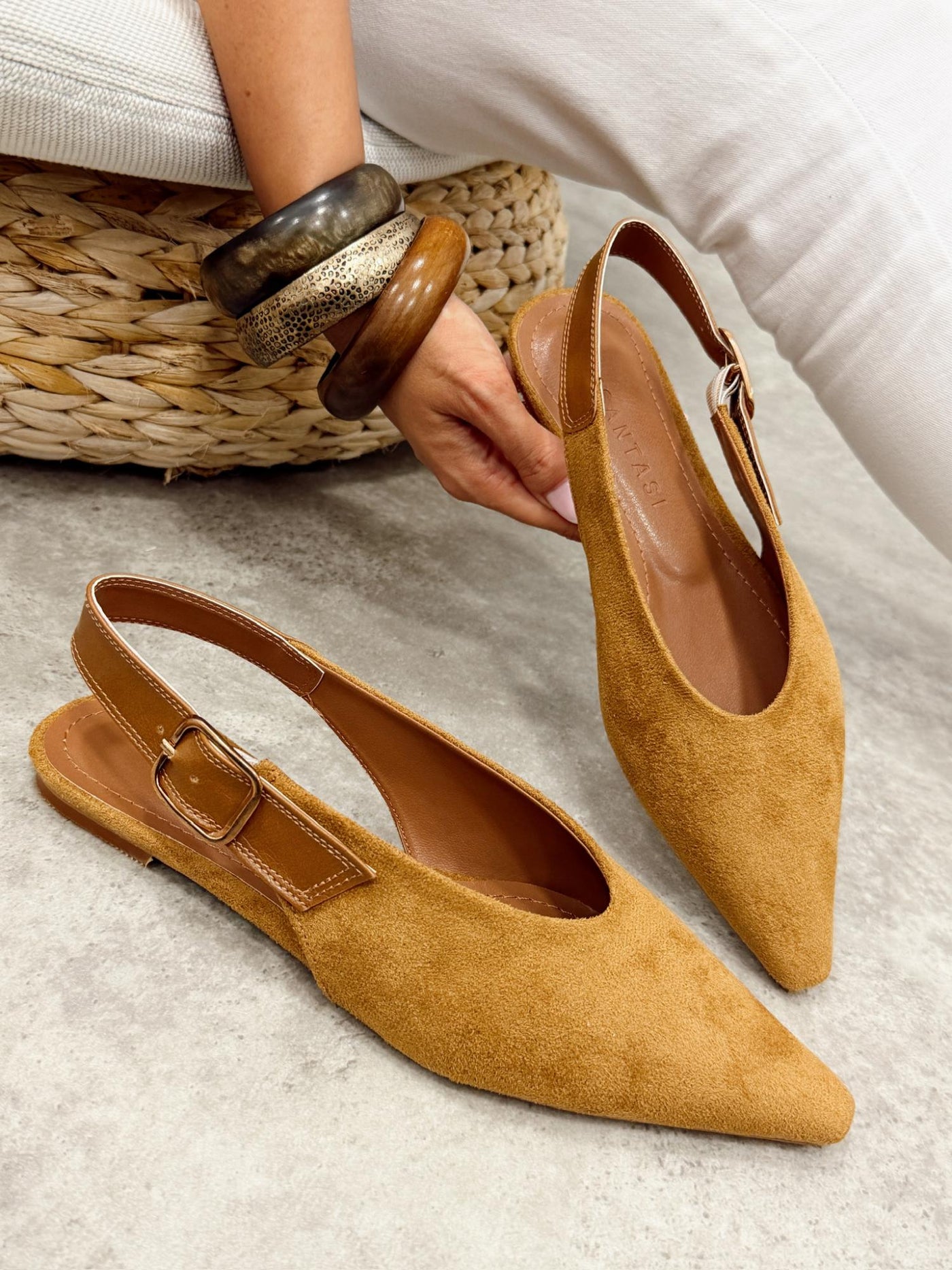 Sandale de damă G349 - CAMEL