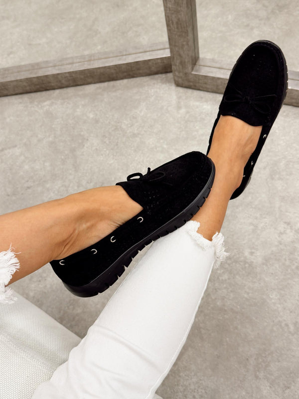 Women flats G303 - BLACK