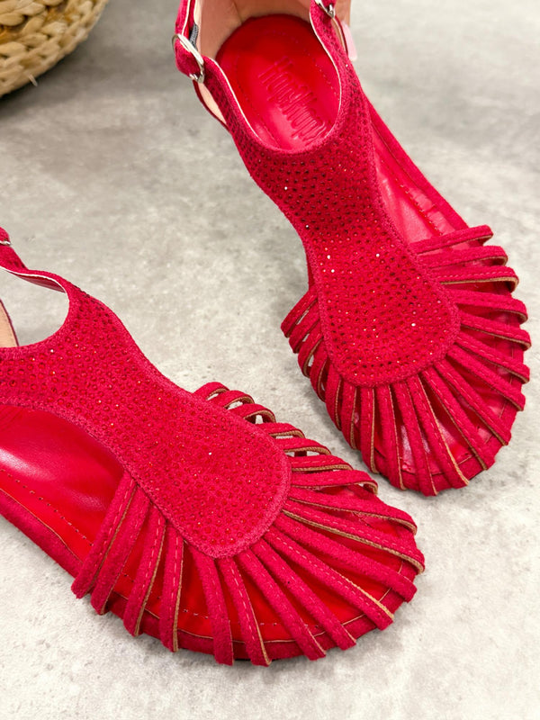 Women sandals G526 - RED