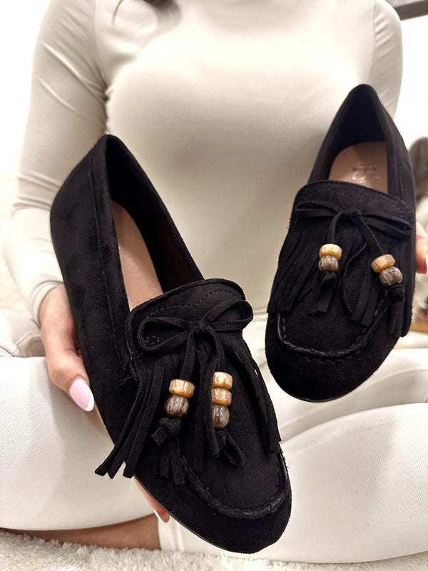 Women flats G020 - BLACK