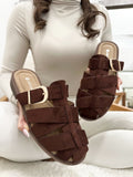 Women Slippers and Mules G040 - BROWN