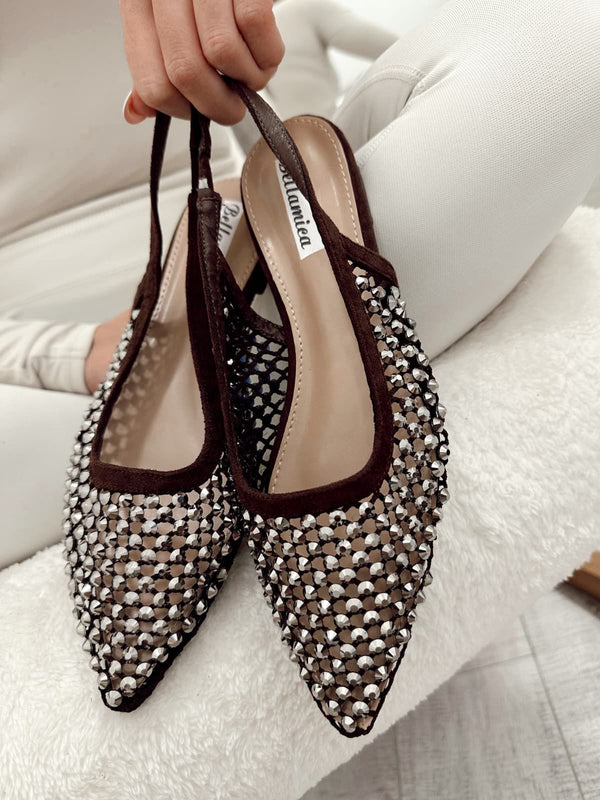 Women sandals G029 - BROWN