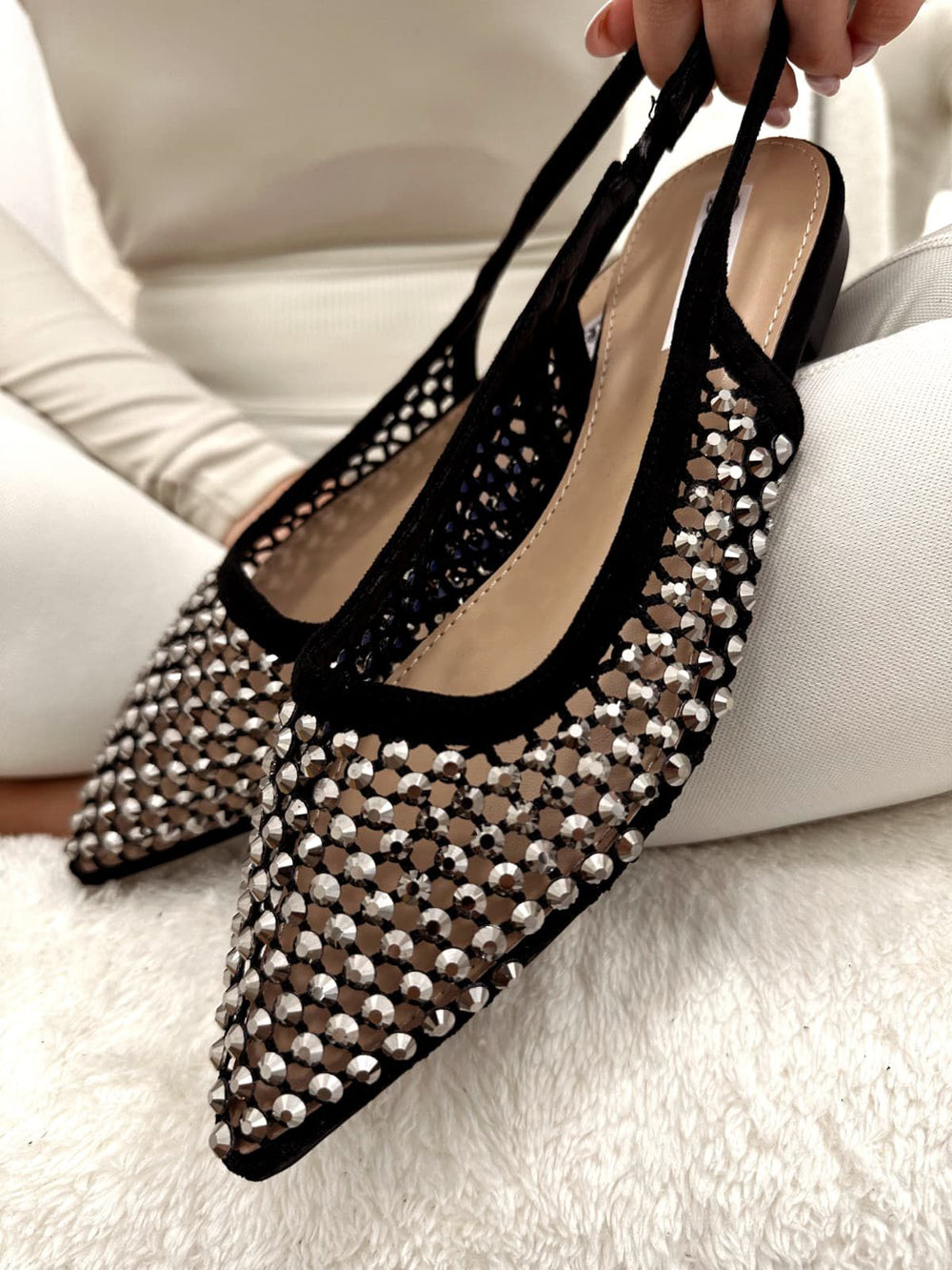 Damensandalen G029 - SCHWARZ